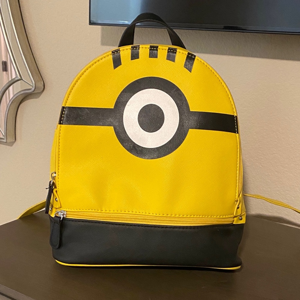 Yellow and Black Backpack